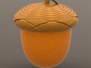 acorn- weed grinder 3D Model
