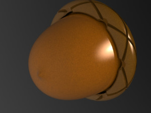 acorn- weed grinder Model 3D