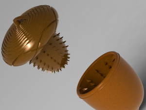 acorn- weed grinder Model 3D