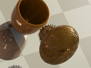 acorn- weed grinder Model 3D
