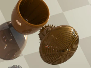 acorn- weed grinder 3D Model
