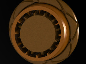 acorn- weed grinder Model 3D
