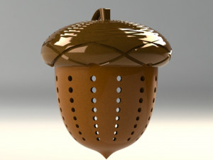 acorn- tea strainer 3D Model