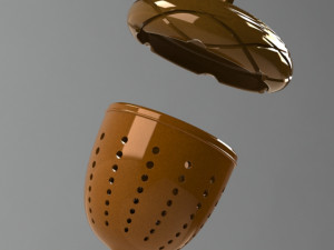 acorn- tea strainer 3D मॉडल