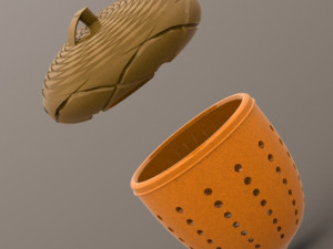 acorn- tea strainer 3D मॉडल