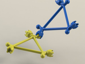 dynamic modular structure- lego type 3D Model