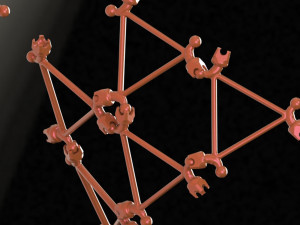 dynamic modular structure- lego type 3D Модель