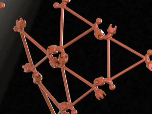 dynamic modular structure- lego type 3D Model