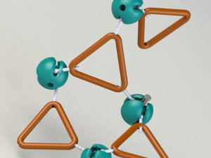 struktur segitiga- penyesuaian super dinamis Model 3D