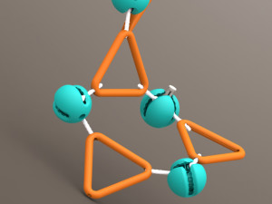 triangle structure- super adjustment dynamic 3D Модель