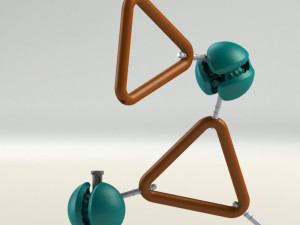 triangle structure- super adjustment dynamic 3D Модель