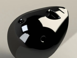 whistle ocarina- 3 note 3D Model