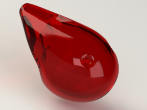 whistle ocarina- 3 note 3D Modell