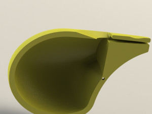 whistle ocarina- 3 note 3D Modell
