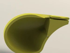 whistle ocarina- 3 note 3D Model