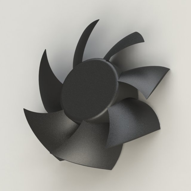 pc fan- propeller Modelo 3D .c4d .max .obj .3ds .fbx .stl .blend 