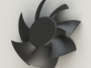 pc fan- propeller Model 3D