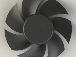 pc fan- propeller Modelo 3D