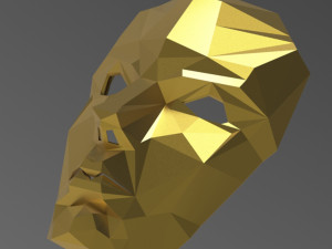 poly face mask 3D Model