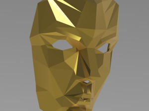 poly face mask 3D Model