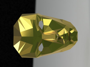 poly face mask 3D Model