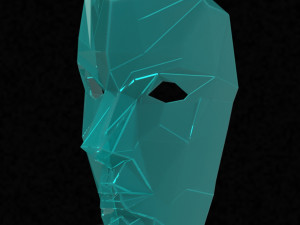 poly face mask 3D Model