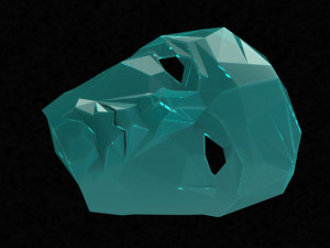 poly face mask 3D Model
