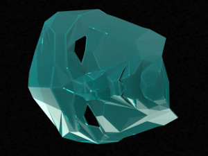 poly face mask 3D Model