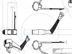 handy paper pin 3D Model