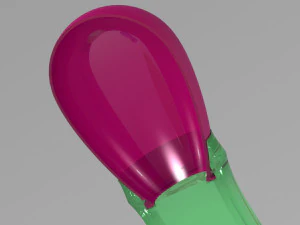 shaker instrument maraca with 3 diffrent head 3D Model