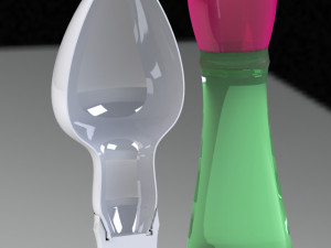 shaker instrument maraca with 3 diffrent head Modèle 3D
