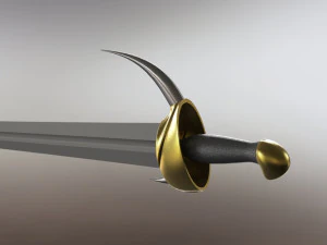 рогатий меч 3D Модель