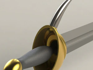 рогатий меч 3D Модель