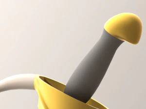 рогатий меч 3D Модель