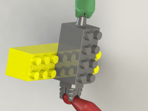 camera screw- lego series 3D Model