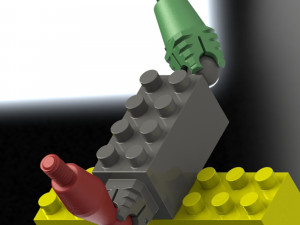 camera screw- lego series 3D Model