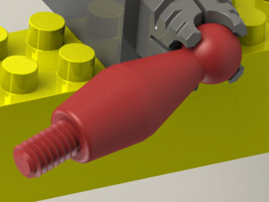 camera screw- lego series 3D Model
