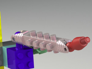 camera screw- lego series 3D Model