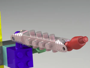 camera screw- lego series 3D Model