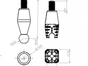camera screw- lego series 3D Model