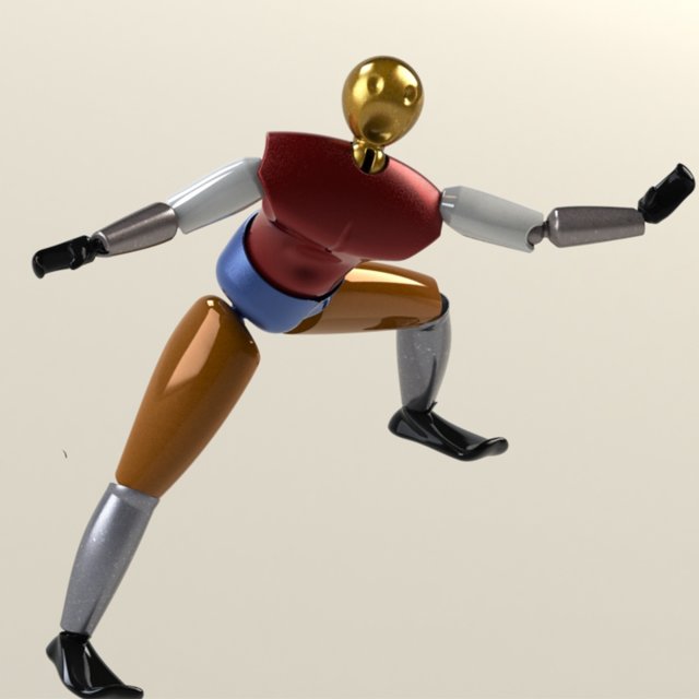 Human robot 3D Модель .c4d .max .obj .3ds .fbx .stl .blend 