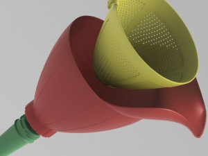 facilitator funnel bottle funnel 3D मॉडल