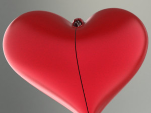 heart gift box Model 3D