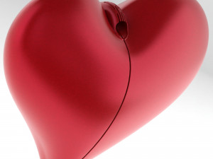heart gift box Model 3D