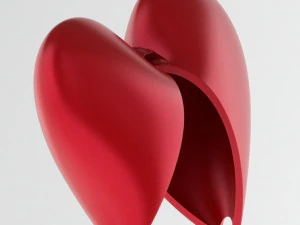 heart gift box 3D Model