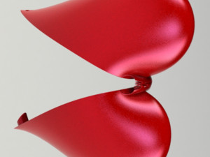 heart gift box Model 3D
