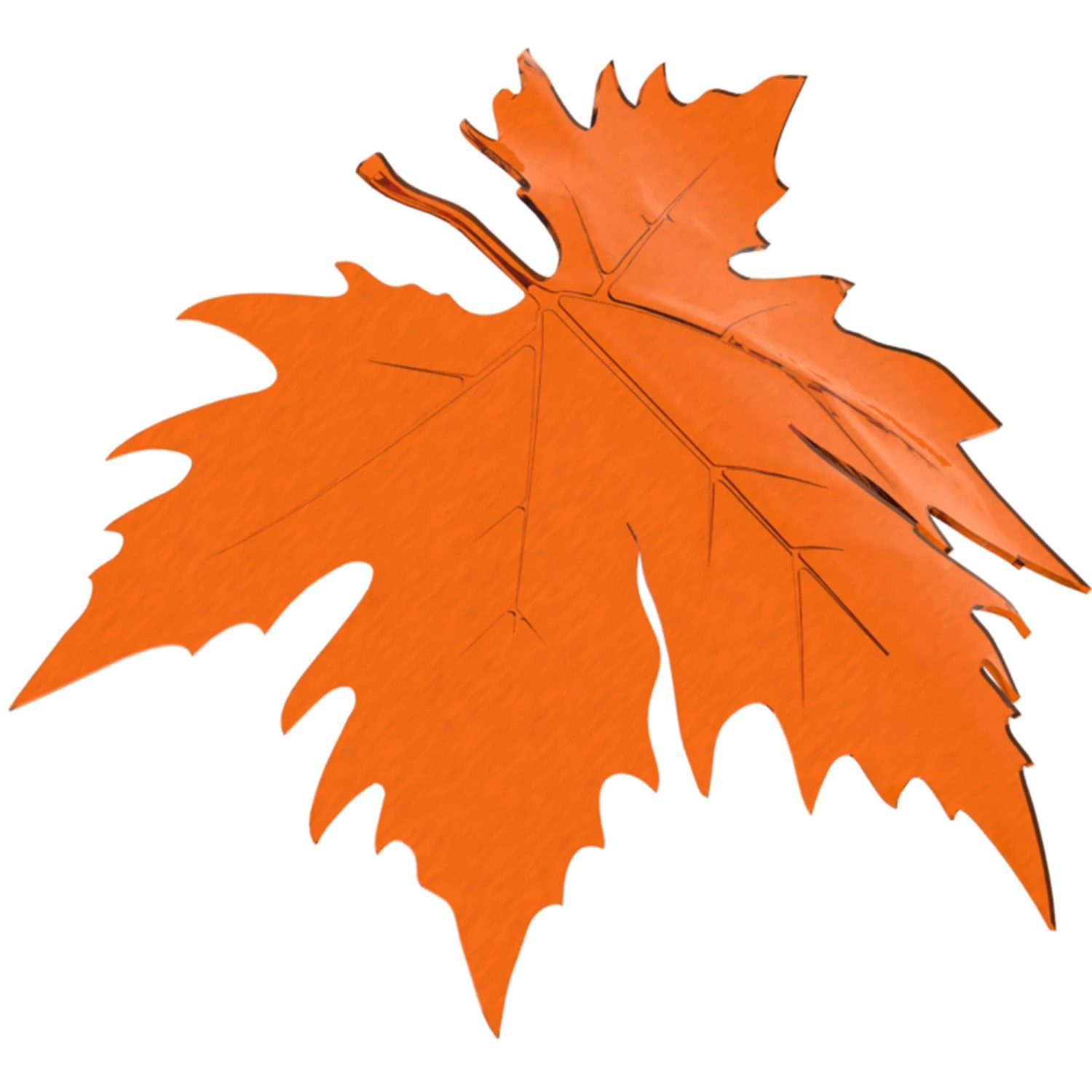 Plane tree leaf 3D Model .c4d .max .obj .3ds .fbx .stl .blend 