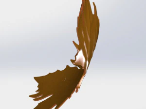 Plane tree leaf 3D Model