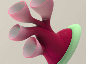 mushroom vase 3D Model