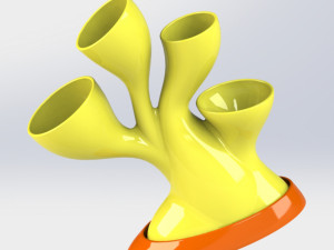 mushroom vase 3D Model